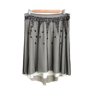 URBAN OUTFITTERS LUX Black Sequin Skirt Size 6